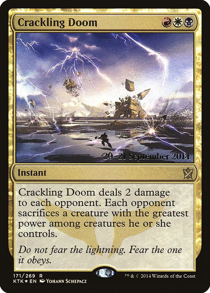 Crackling Doom 171 (Prerelease Cards)  - Foil | Good Games Adelaide SA