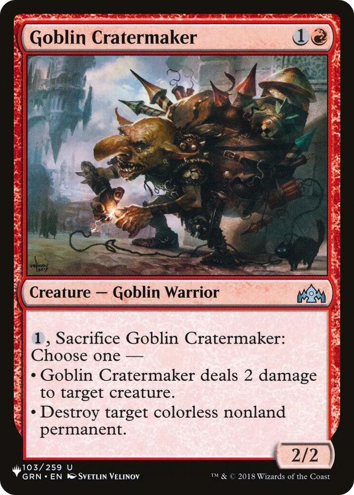 Goblin Cratermaker 103/259 (The List Reprints)  | Good Games Adelaide SA