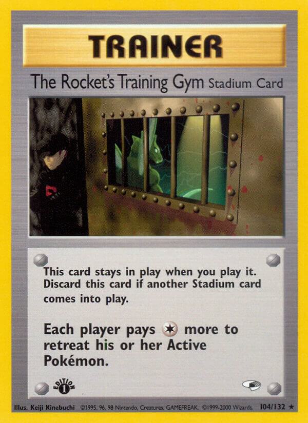 The Rocket's Training Gym 104/132 (Gym Heroes)  - 1st Edition | Good Games Adelaide SA