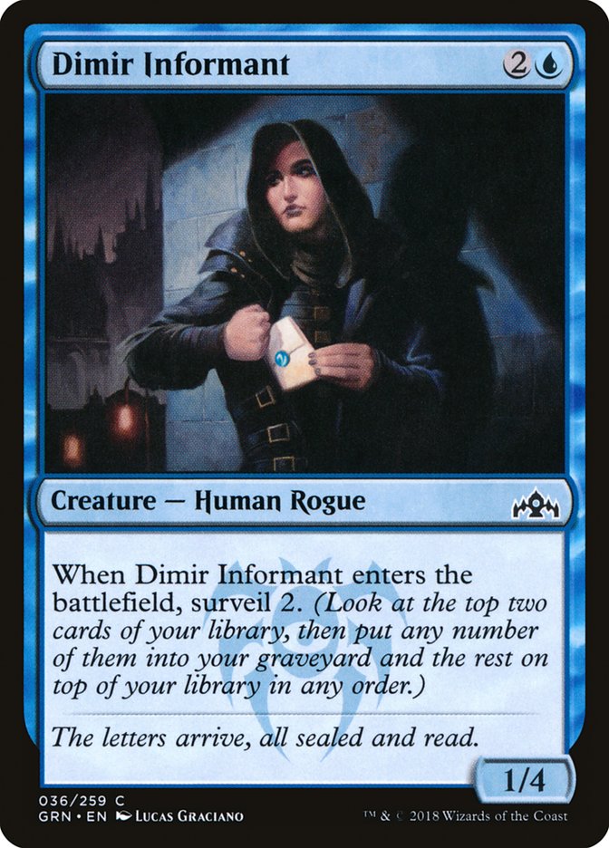 Dimir Informant 36 (Guilds of Ravnica)  | Good Games Adelaide SA