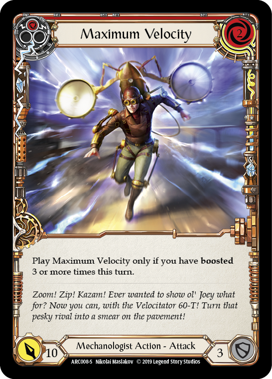 Maximum Velocity [ARC008-S] 1st Edition Normal | Good Games Adelaide SA