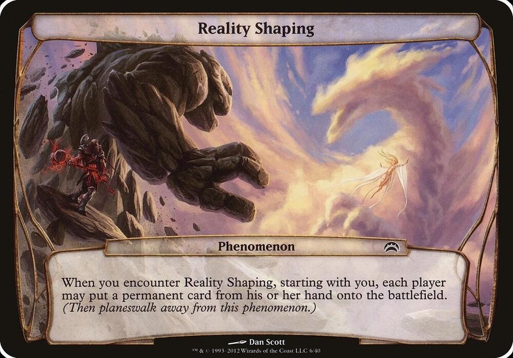 Reality Shaping Planechase 2012 6 (Oversize Cards)  | Good Games Adelaide SA