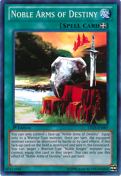 Noble Arms of Destiny [LTGY-EN087] Super Rare | Good Games Adelaide SA