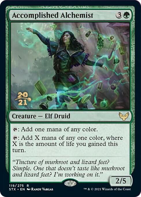Accomplished Alchemist 119 (Prerelease Cards)  - PreRelease Foil | Good Games Adelaide SA