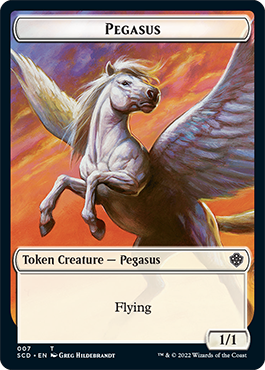 Pegasus // Faerie Double-Sided Token [Starter Commander Decks] | Good Games Adelaide SA