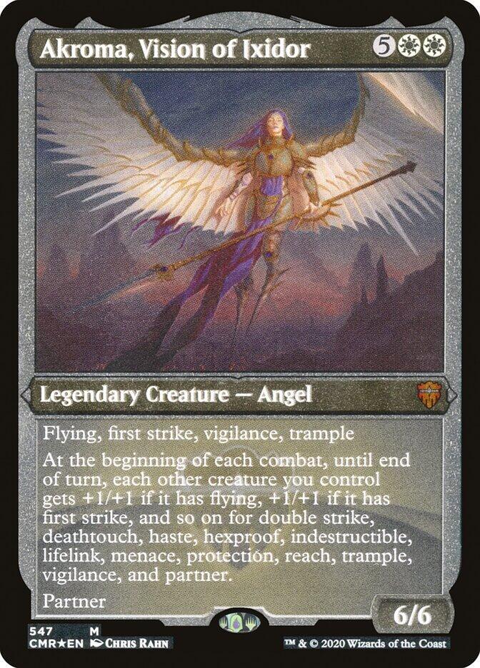Akroma Vision of Ixidor Foil Etched 547 (Commander Legends)  - Foil | Good Games Adelaide SA