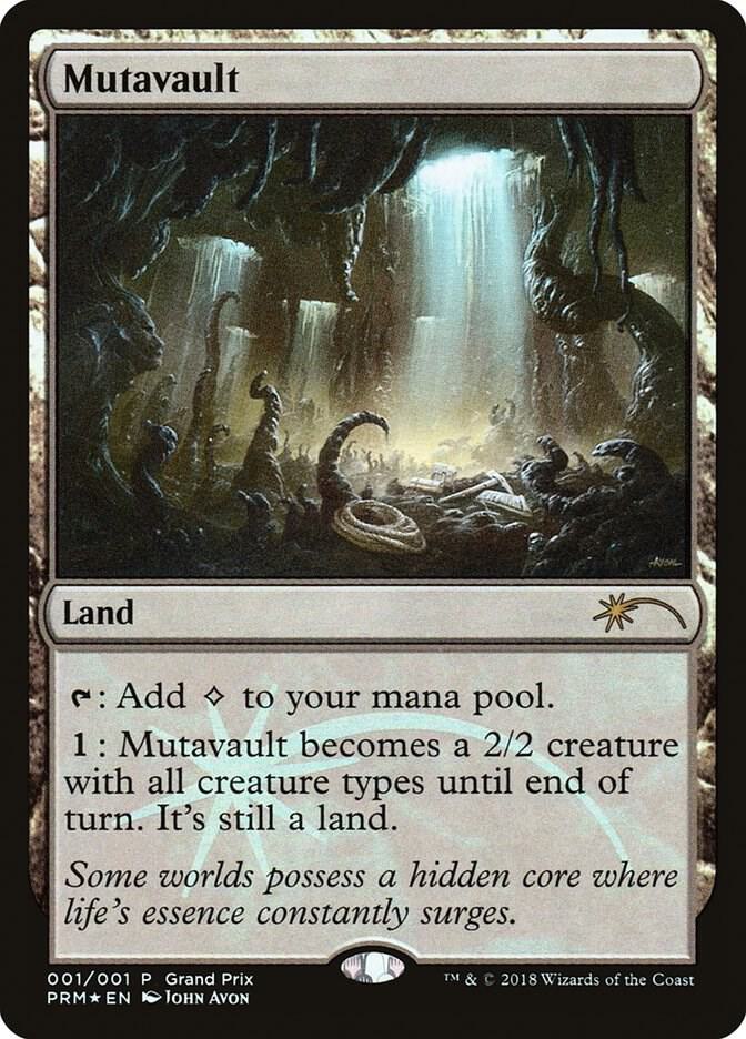 Mutavault 1 (Grand Prix Promos)  - Foil | Good Games Adelaide SA