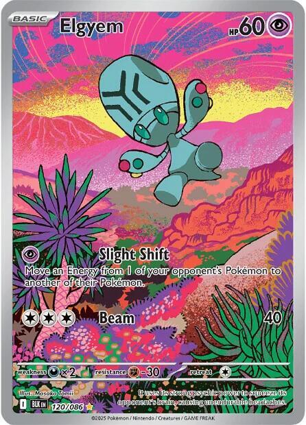Elgyem 120/086 (SV: Black Bolt)  - Holofoil | Good Games Adelaide SA