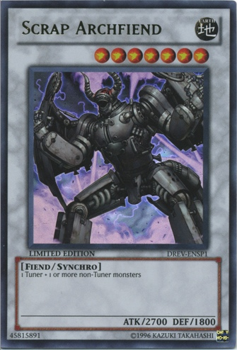 Scrap Archfiend [DREV-ENSP1] Ultra Rare | Good Games Adelaide SA