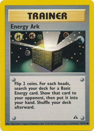 Energy Ark (75/75) [Neo Discovery Unlimited] | Good Games Adelaide SA