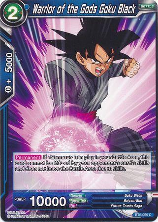 Warrior of the Gods Goku Black [BT2-055] | Good Games Adelaide SA