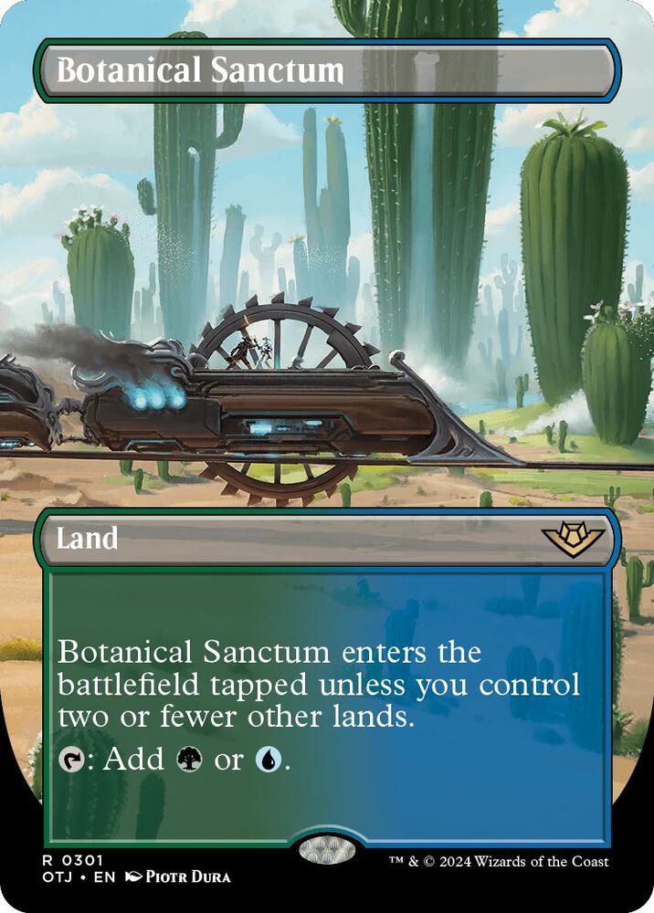 Botanical Sanctum 301 (Outlaws of Thunder Junction)  - Foil | Good Games Adelaide SA