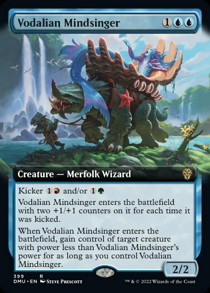 Vodalian Mindsinger (Extended Art) [Dominaria United] | Good Games Adelaide SA