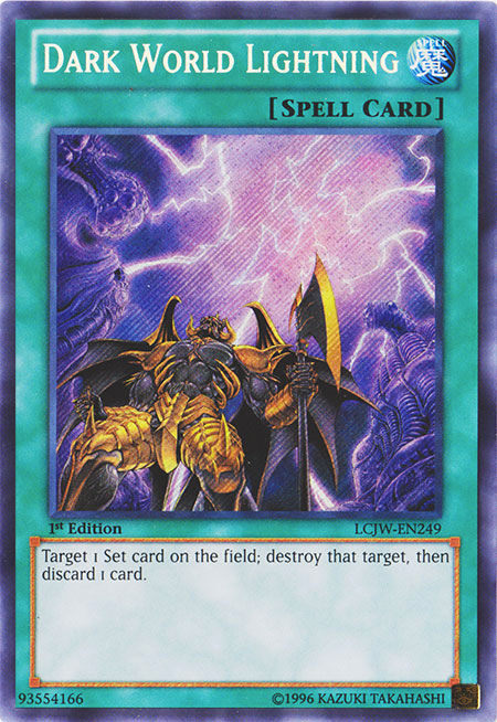 Dark World Lightning [LCJW-EN249] Secret Rare | Good Games Adelaide SA