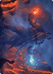 Aegar the Freezing Flame Art Card 55 (Art Series: Kaldheim)  | Good Games Adelaide SA