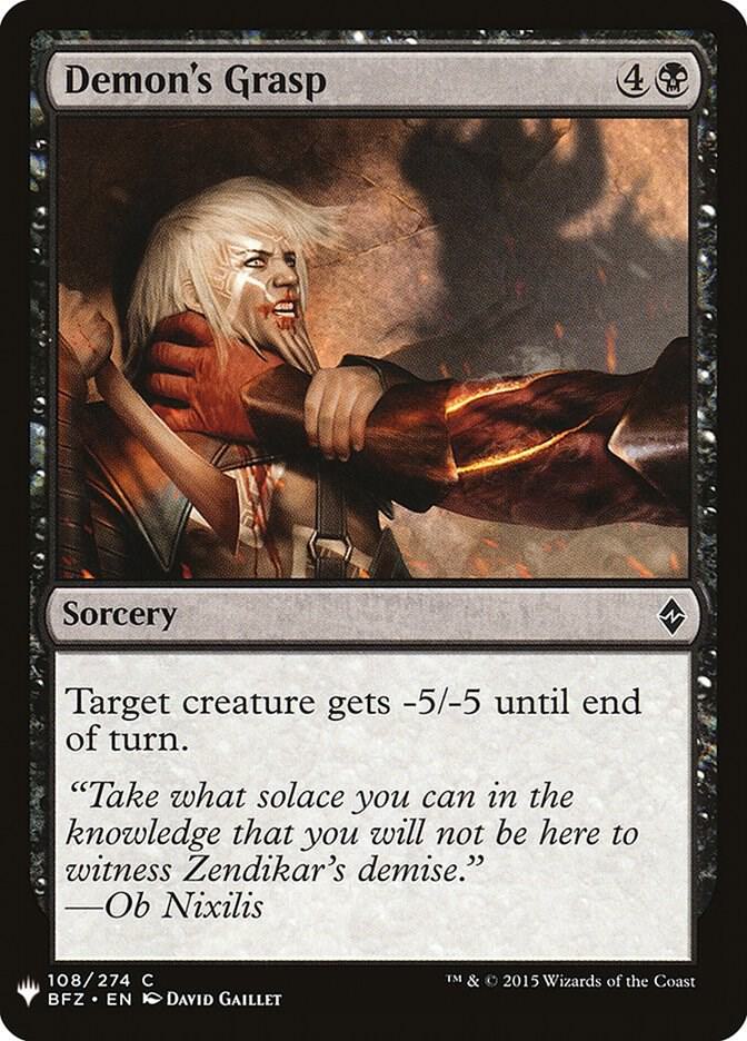 Demons Grasp 108 (The List Reprints)  | Good Games Adelaide SA