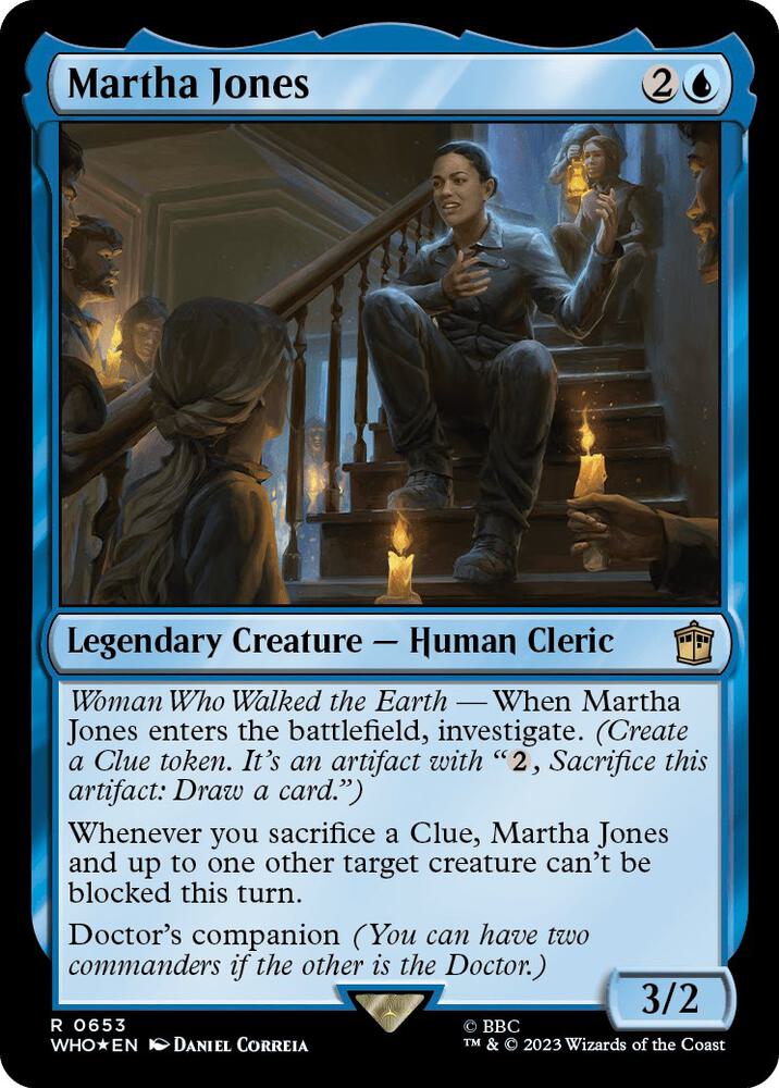 Martha Jones 653 (Universes Beyond: Doctor Who)  - Foil | Good Games Adelaide SA