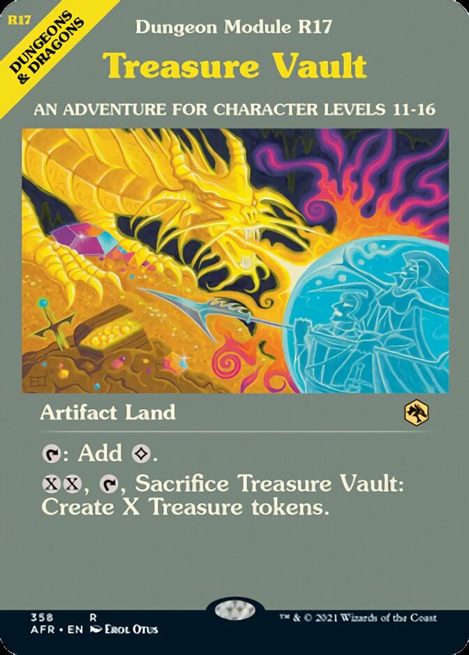Treasure Vault (Dungeon Module) (Borderless) [Dungeons & Dragons: Adventures in the Forgotten Realms] | Good Games Adelaide SA
