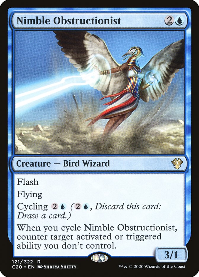Nimble Obstructionist 121 (Commander 2020)  | Good Games Adelaide SA