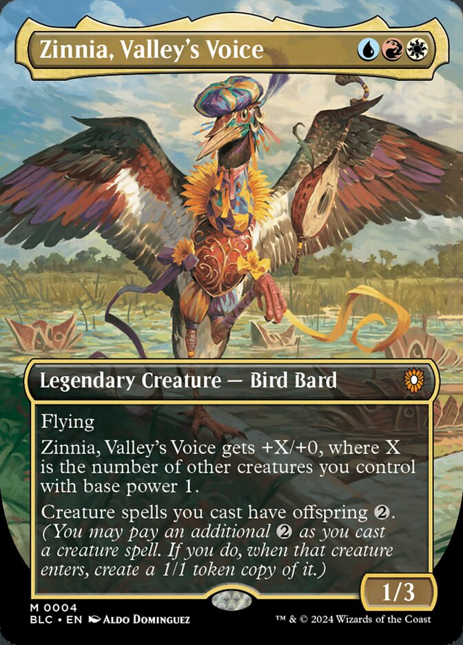 Zinnia, Valley's Voice 4 (Commander: Bloomburrow)  - Foil | Good Games Adelaide SA