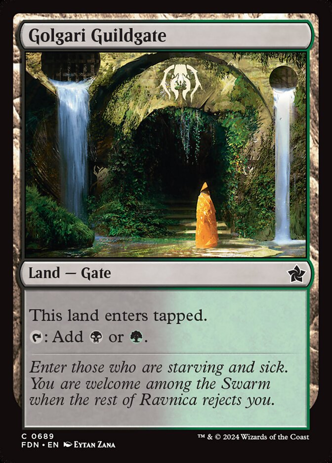 Golgari Guildgate 689 (Foundations)  | Good Games Adelaide SA