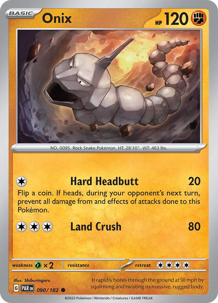 Onix 090/182 (SV04: Paradox Rift)  - Reverse Holofoil | Good Games Adelaide SA