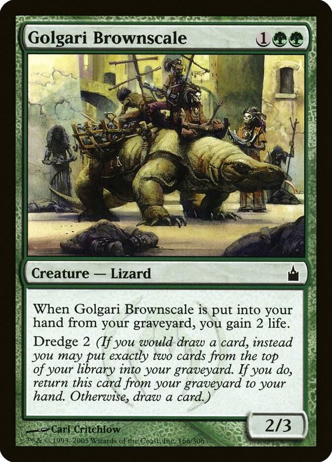 Golgari Brownscale 166 (Ravnica: City of Guilds)  - Foil | Good Games Adelaide SA