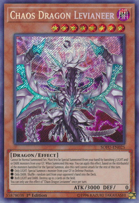Chaos Dragon Levianeer [SOFU-EN025] Secret Rare | Good Games Adelaide SA
