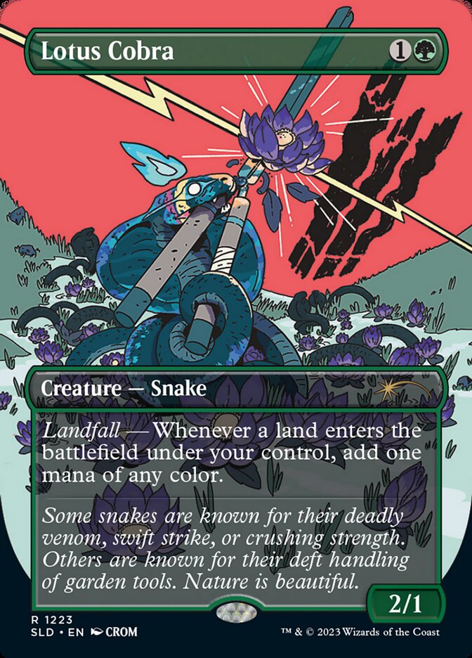 Lotus Cobra (Borderless) [Secret Lair Drop Series] | Good Games Adelaide SA