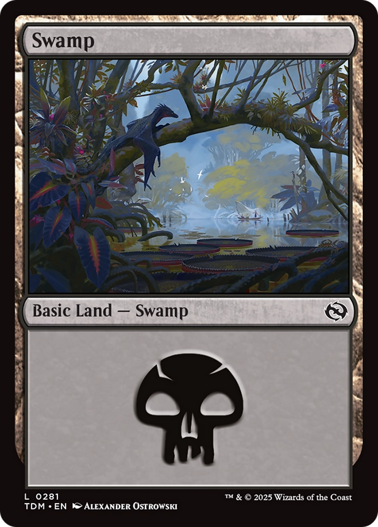 Swamp (0281) [Tarkir: Dragonstorm] | Good Games Adelaide SA