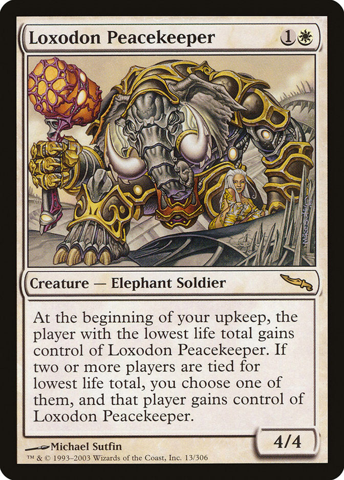 Loxodon Peacekeeper [Mirrodin] | Good Games Adelaide SA