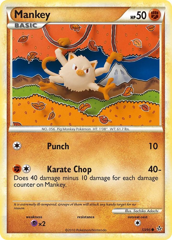Mankey 53/95 (Unleashed)  | Good Games Adelaide SA