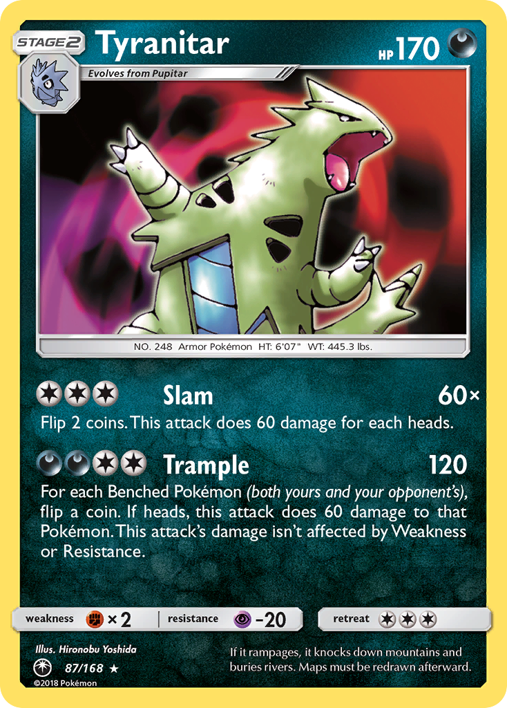 Tyranitar (87/168) [Sun & Moon: Celestial Storm] | Good Games Adelaide SA
