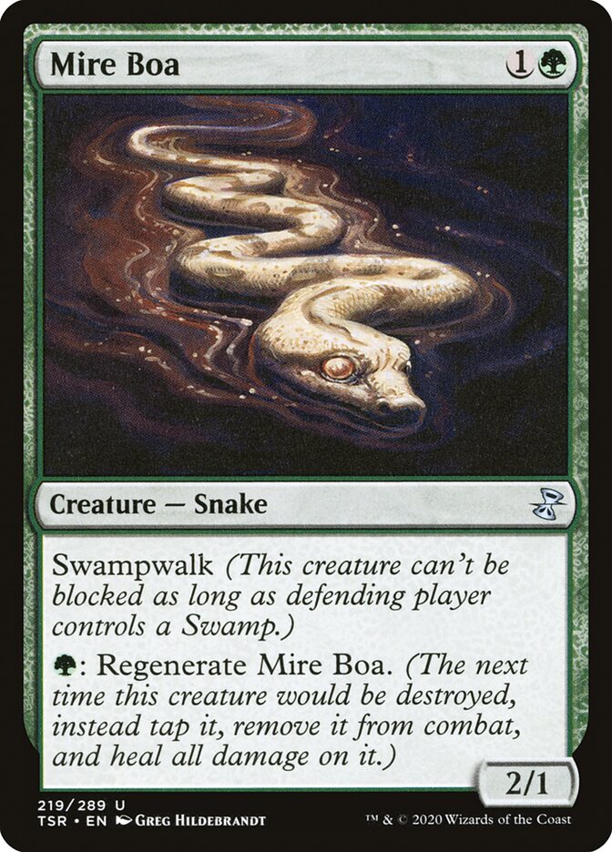 Mire Boa 219 (Time Spiral: Remastered)  - Foil | Good Games Adelaide SA