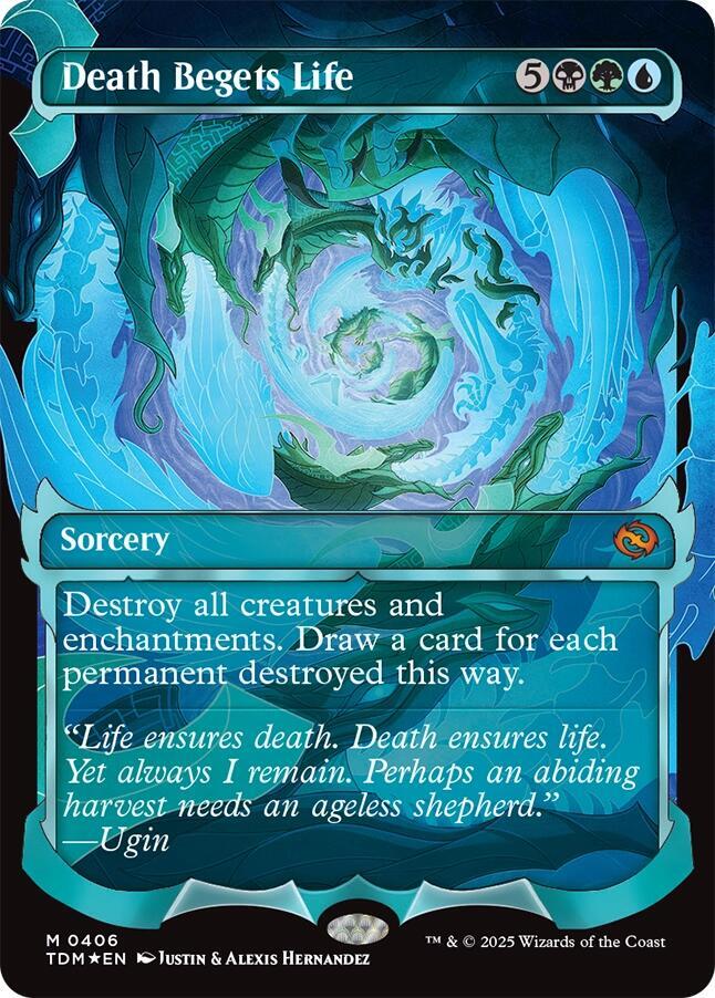 Death Begets Life 406 (Tarkir: Dragonstorm)  - Foil | Good Games Adelaide SA