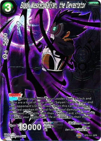 Black Masked Saiyan, the Devastator (SPR) (BT5-111) [Miraculous Revival] | Good Games Adelaide SA