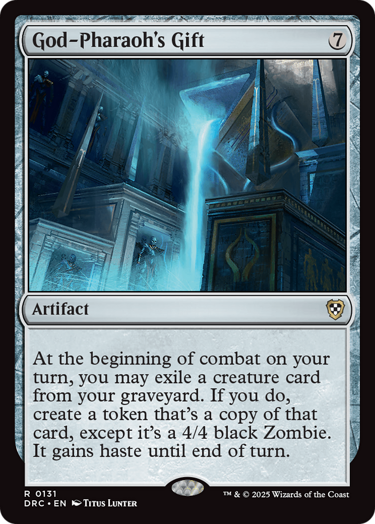 God-Pharaoh's Gift [Aetherdrift Commander] | Good Games Adelaide SA