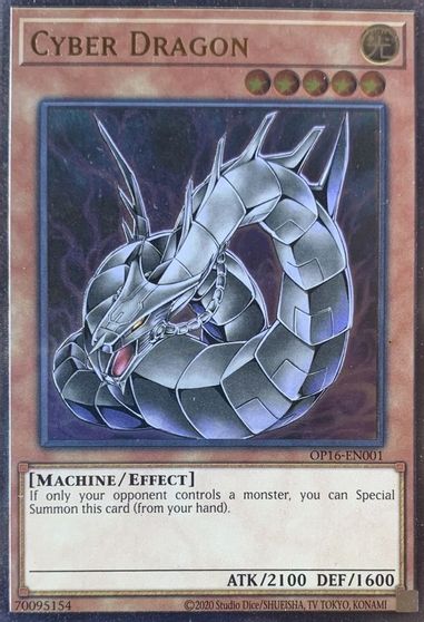 Cyber Dragon [OP16-EN001] Ultimate Rare | Good Games Adelaide SA