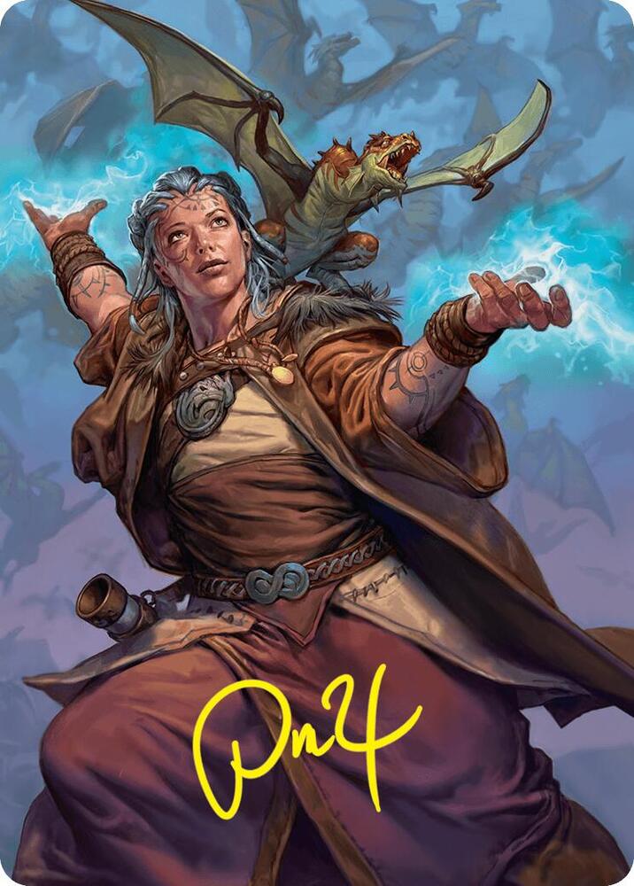 Drake Hatcher 2 Art Card 29 54 Gold Stamped Signature 29 (Art Series: Foundations)  | Good Games Adelaide SA