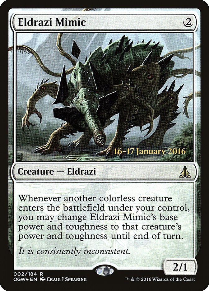 Eldrazi Mimic [Oath of the Gatewatch Promos] | Good Games Adelaide SA