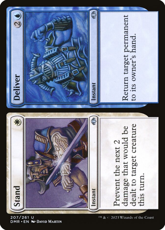 Stand // Deliver 207 (Dominaria Remastered)  - Foil | Good Games Adelaide SA