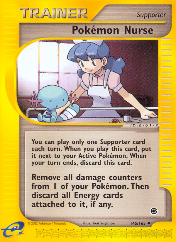 Pokemon Nurse (145/165) [Expedition: Base Set] | Good Games Adelaide SA