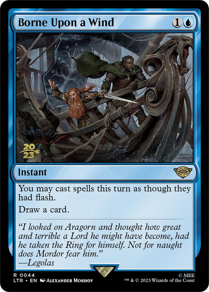 Borne Upon a Wind 44 (Prerelease Cards)  - Foil | Good Games Adelaide SA