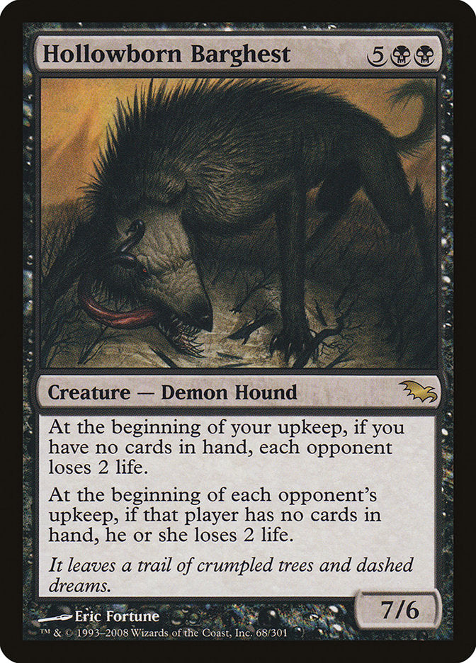Hollowborn Barghest 68 (Shadowmoor)  - Foil | Good Games Adelaide SA