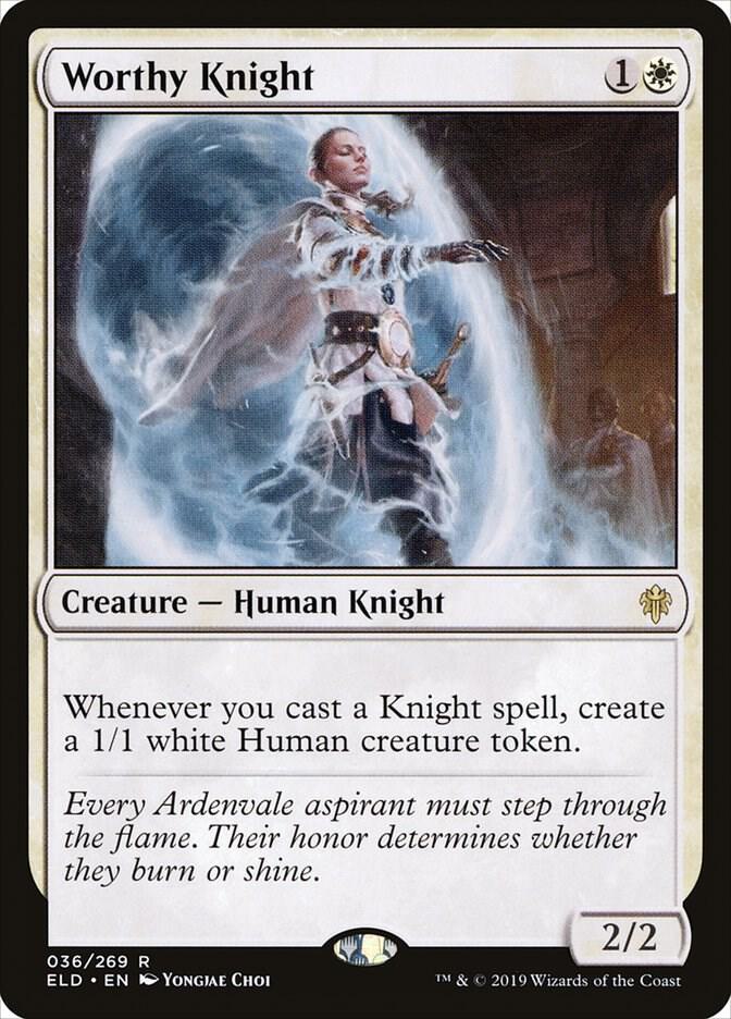 Worthy Knight 36 (Throne of Eldraine)  | Good Games Adelaide SA
