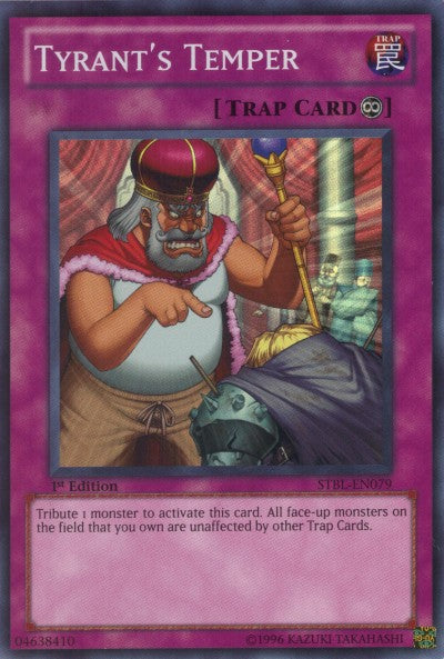 Tyrant's Temper [STBL-EN079] Super Rare | Good Games Adelaide SA