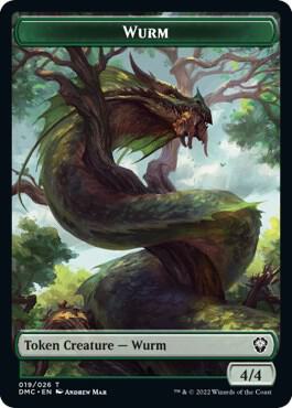 Wurm Token 19 (Commander: Dominaria United)  | Good Games Adelaide SA