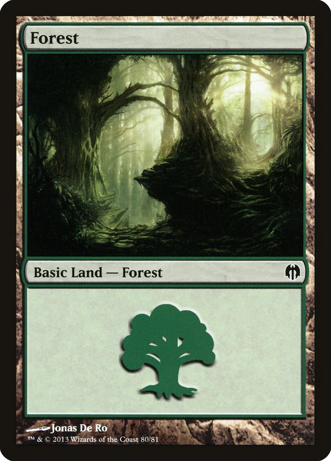 Forest (80) [Duel Decks: Heroes vs. Monsters] | Good Games Adelaide SA