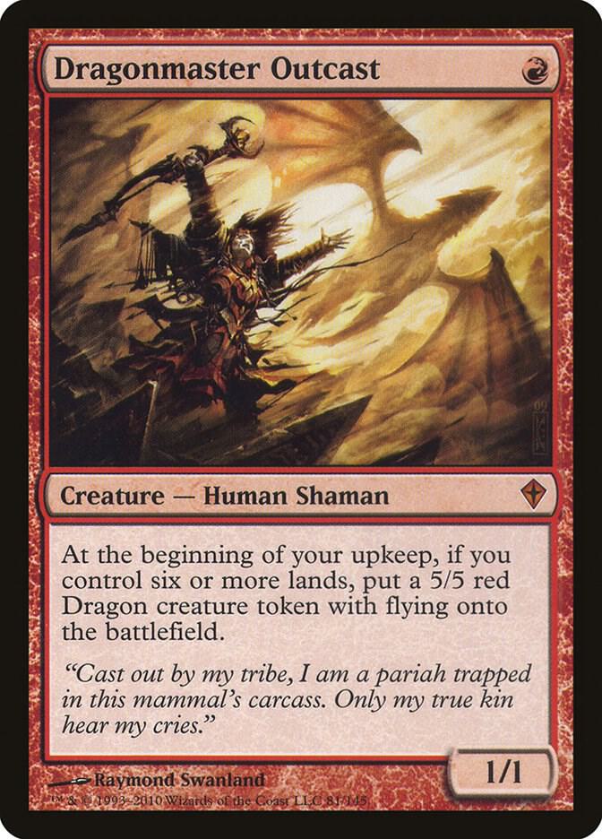 Dragonmaster Outcast 81 (Worldwake)  - Foil | Good Games Adelaide SA