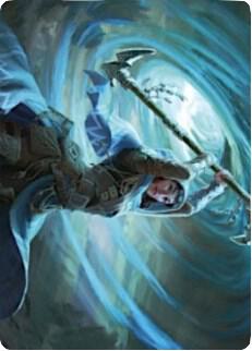 Sea Gate Stormcaller Art Card 50 (Art Series: Zendikar Rising)  | Good Games Adelaide SA